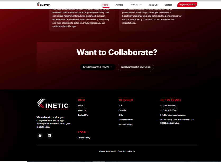 Kinetic Web Builders