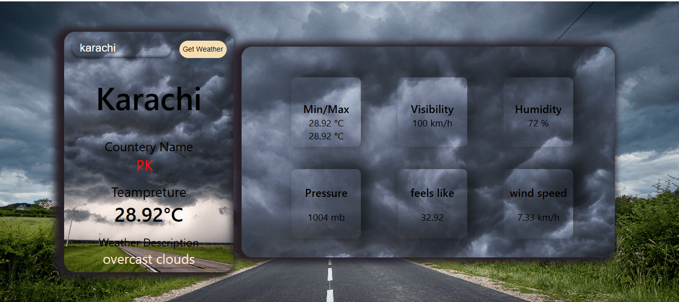 Weather Web app